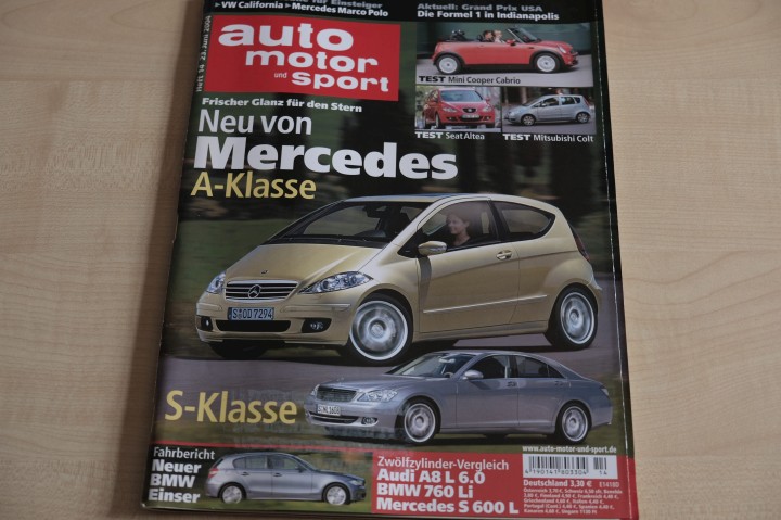 Deckblatt Auto Motor und Sport (14/2004)